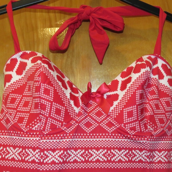 Fredericks of Hollywood Bustier Hearts XL - Picture 2 of 4